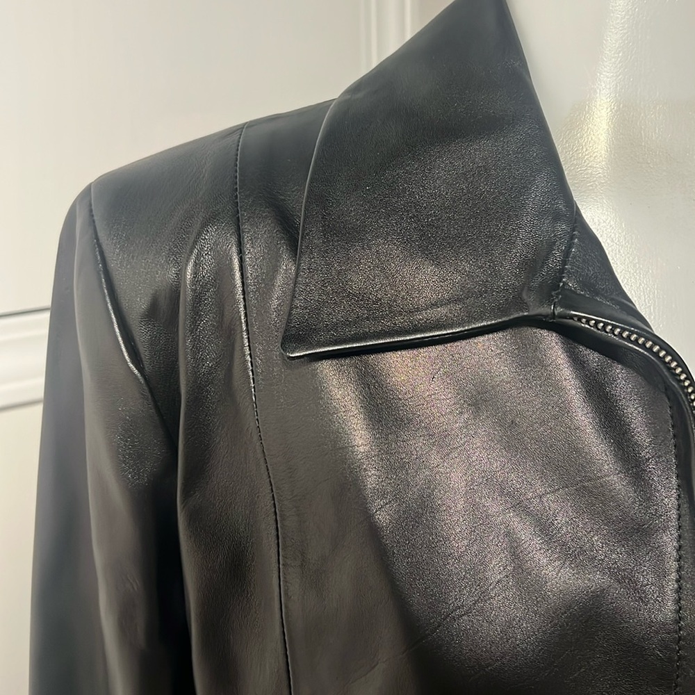 Sax Leather Factory, Florence Italy Women’s Black - Picture 10 of 12